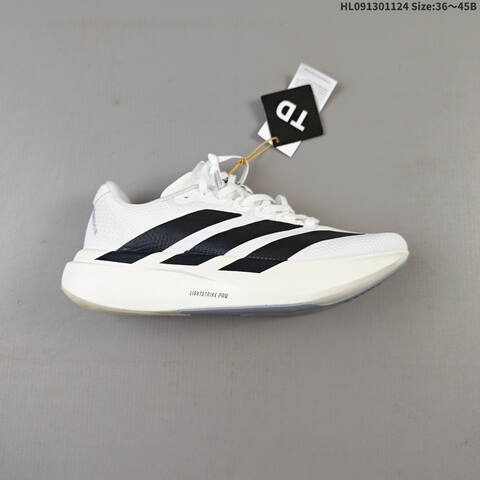 Adidas Adizero Evo SL White Black Off White EU 36-45 Running Shoe - Unisex (BS-65475)