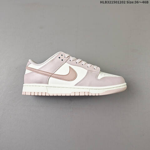 Nike SB Dunk Low Light Pink White Gold EU 36-46 Skate Shoe - Unisex (BS-62884)