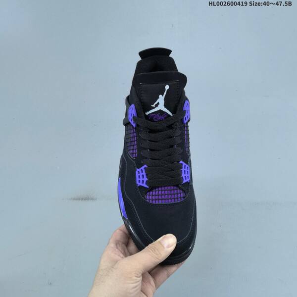 Jordan Air Jordan 4 Retro "Purple Thunder" Black/Purple EU 40-47.5 basketball