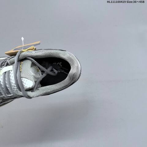 ASICS Gel Cumulus 16 White Silver Gray Cream Yellow EU 36-45 Running Shoe Running Sneakers - Unisex (BS-64339)