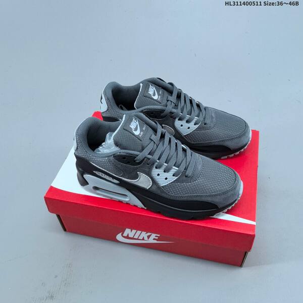 Nike Air Max 90 black grey green white EU 36-46 running shoe