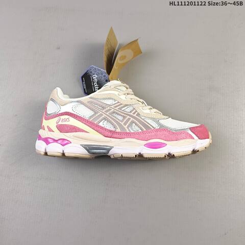 ASICS GEL-NYC White Silver Beige Pink EU 36-45 Running Shoe Running Sneakers - Unisex (BS-69245)