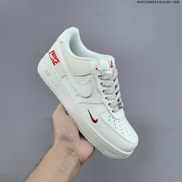 Nike Air Force 1 Low off white red black EU 36-45 sneaker