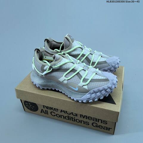 Nike ACG Mountain Fly Low GTX SE Grey Black Blue Green White Red EU 36-45 Trail Shoe - Unisex (BS-61442)