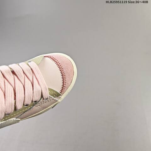 Nike Blazer Low 77 Jumbo DQ1470 601 Light Pink Cream Olive White EU 36 40 Skate Shoe EU 36-40 - Unisex (BS-63444)