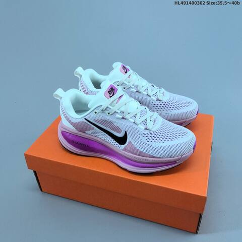 Nike Vomero 18 ReactX Air Zoom White Black Neon Green Orange EU 35 5-45 Running Shoe - Unisex (BS-61481)