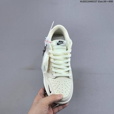 Nike Dunk SB Low Supreme Off White Black EU 36 45 Skate Shoe EU 36-45 - Unisex (BS-61094)
