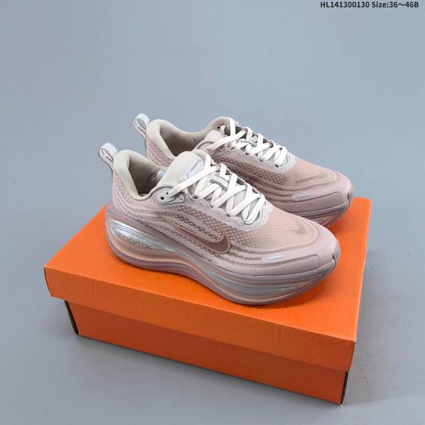 Nike Vomero Plus ReactX Air Zoom white light pink rose gold silver EU 36-46 running shoe