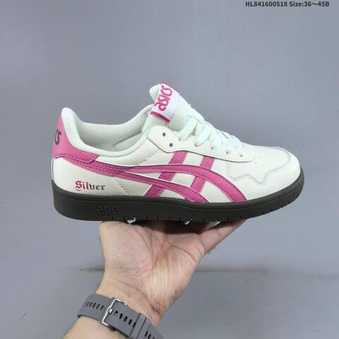 ASICS Japan S Silver Off White Black Pink Gum EU 36-45 Sneaker Casual Sneakers - Unisex (BS-68829)
