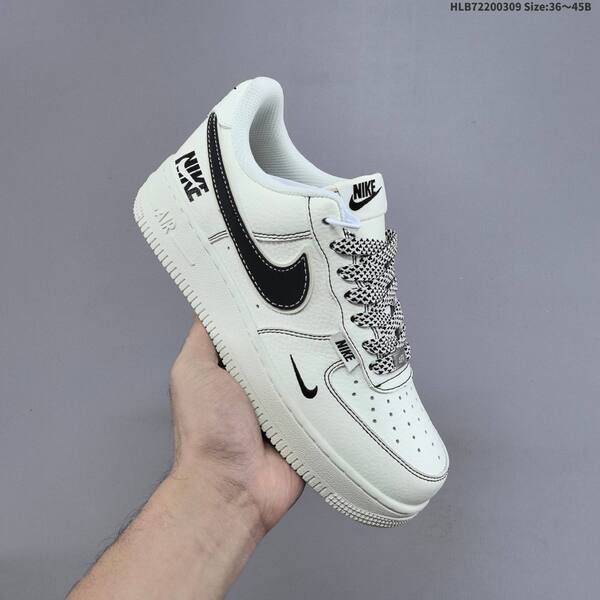 Nike Air Force 1 07 LV8 CS5288-090 off white black EU 36-45 sneaker