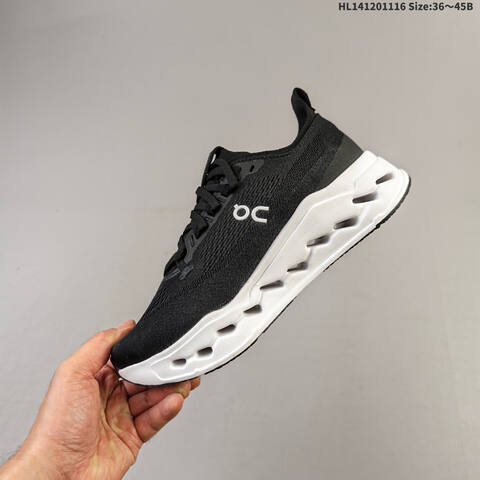 On Running Cloudsurfer Max Black White EU 36-45 Running Shoe Running Sneakers - Unisex (BS-69810)