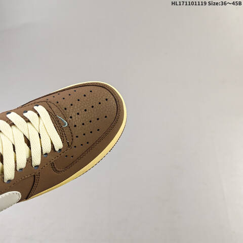 Nike Air Force 1 07 Brown Off White Dark Green Pale Yellow EU 36 45 Sneaker EU 36-45 - Unisex (BS-63480)