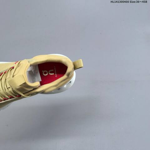 On Cloudnova X 25 Khaki White Red EU 36-45 Running Shoe Running Sneakers - Unisex (BS-69631)