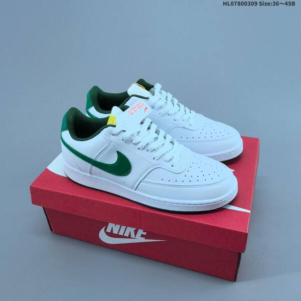 Nike Court Vision 1 Low white black yellow cream EU 36-45 skate shoe