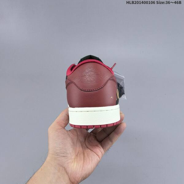 Jordan Air Jordan 1 Low Retro OG black/dark red/burgundy EU 36-46 basketball