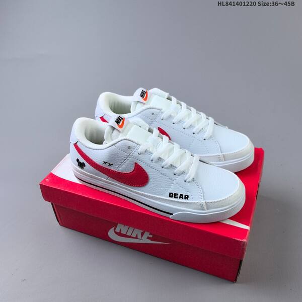 Nike Court Legacy CU4150-109 white black red tan EU 36-45 skate shoe