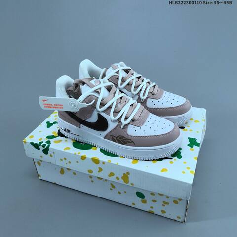 Nike Air Force 1 Low Off White Black Gray Red EU 36-45 Sneaker - Unisex (BS-62073)
