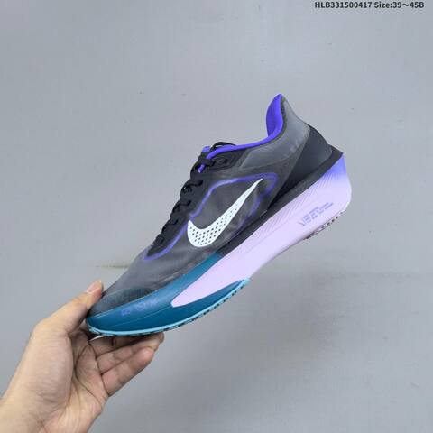 Nike Zoom Fly 6 Black Purple White Pink Blue EU 39-45 Running Shoe - Unisex (BS-60676)