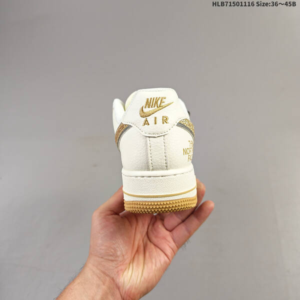 Nike Air Force 1 07 Low off white light gold EU 36-45 sneaker