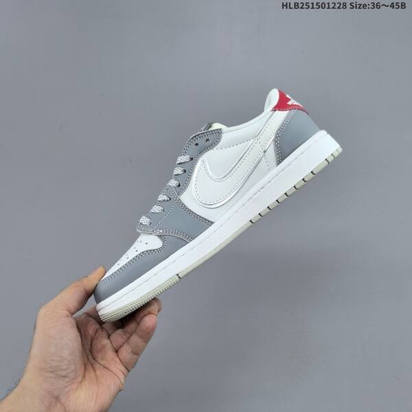 Nike Air Jordan 1 white/gray/red EU 36-45 casual