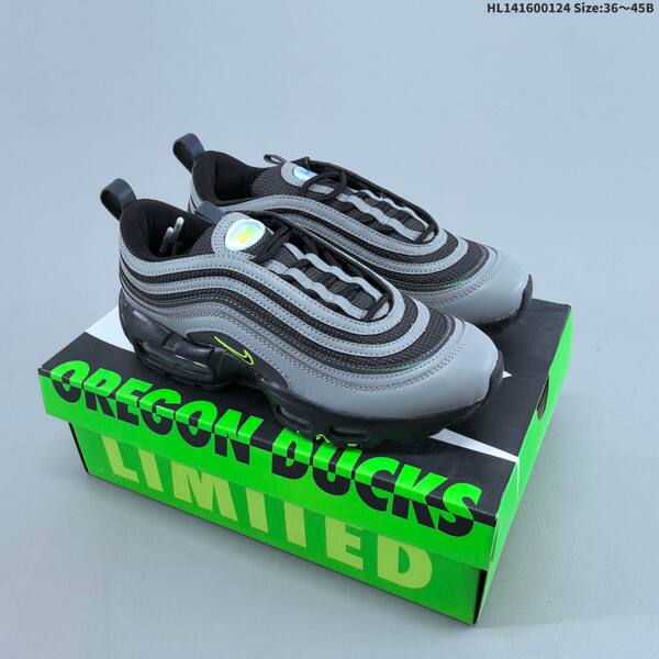 Nike Air Max 95 97 Oregon Ducks black neon green grey EU 36 45 sneaker EU 36-45