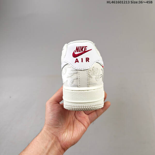 Nike Air Force 1 07 Low off white red multicolor EU 36-45 sneaker