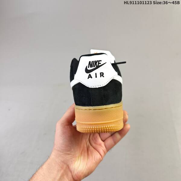 Nike Air Force 1 07 black white gum brown EU 36-45 sneaker