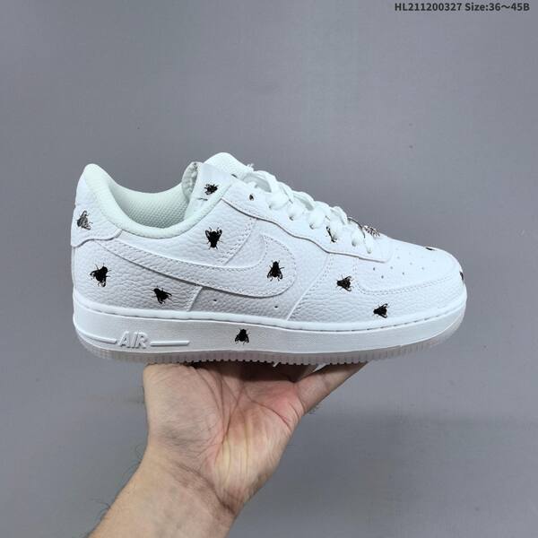Nike Air Force 1 07 black white gold EU 36-45 sneaker