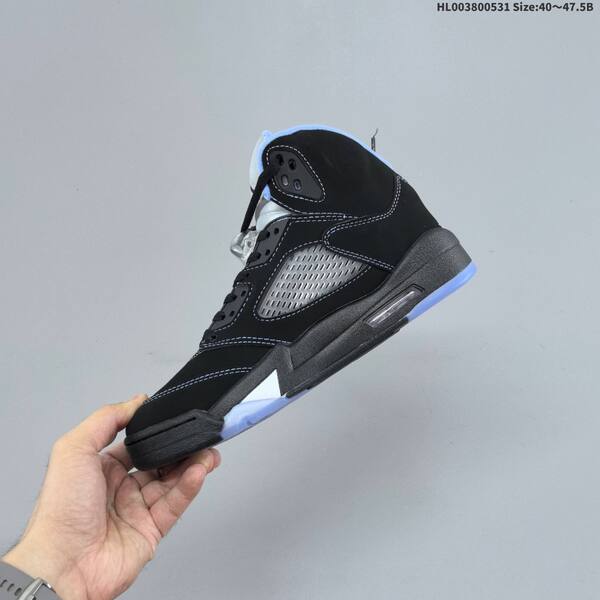 Jordan Air Jordan 5 Retro Black/University Blue/Silver EU 40~47.5 basketball