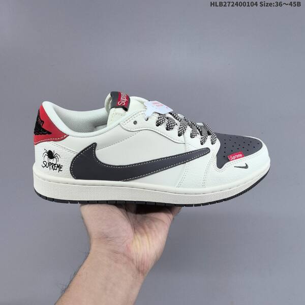 Jordan Air Jordan 1 Low x Travis Scott Sail/Black/Red EU 36-45 lifestyle