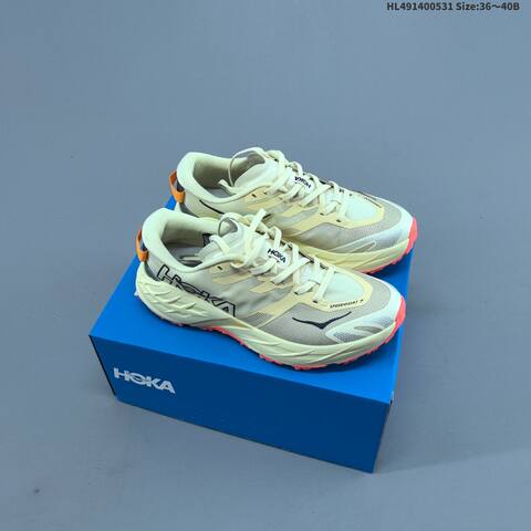HOKA Speedgoat 7 Black White Grey EU 36-45 Trail Shoe Trail Running Sneakers - Unisex (BS-69337)