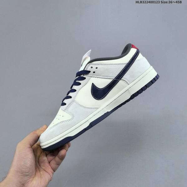 Nike Dunk Low sail navy grey red gold EU 36-45 skate shoe