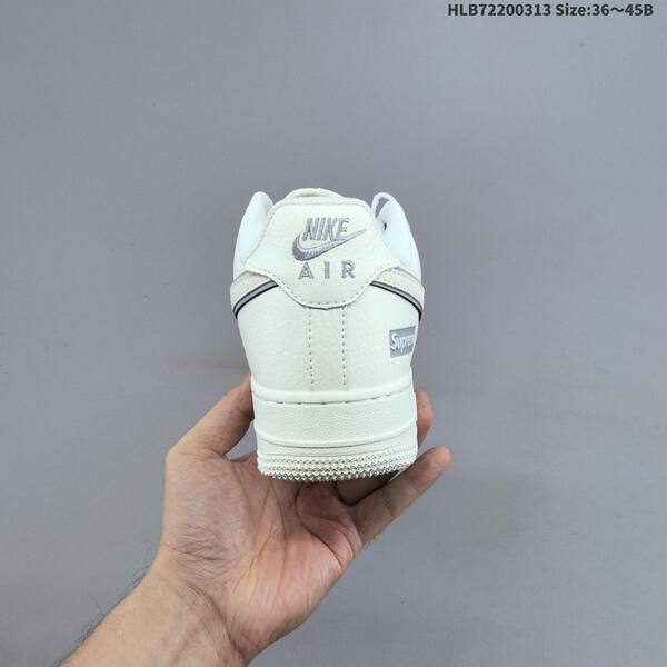 Nike Air Force 1 Low Supreme off white light grey EU 36-45 sneaker