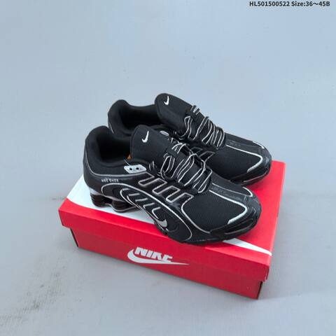 Nike Shox HQ7540-001 Black Neon Green White EU 36-45 Running Shoe - Unisex (BS-60222)