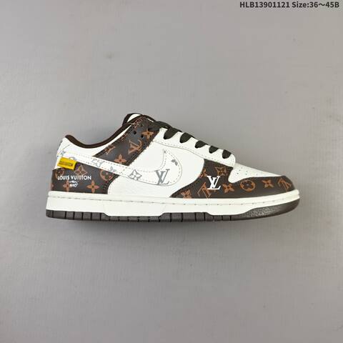 Nike Dunk SB Low White Brown Yellow EU 36-45 Skate Shoe - Unisex (BS-63298)
