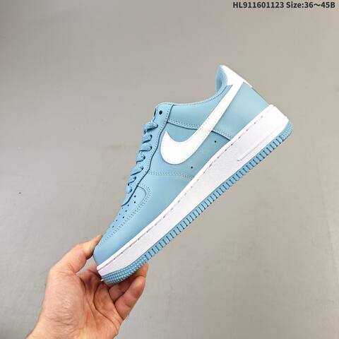 Nike Air Force 1 Low Light Blue White EU 36-45 Sneaker - Unisex (BS-63197)