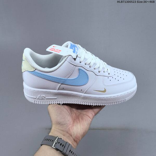 Nike Air Force 1 07 light gray dark gray gum brown EU 36-46 sneaker