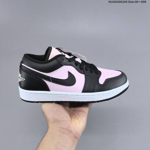 Jordan Air Jordan 1 Low black/pink/white 36~40B casual