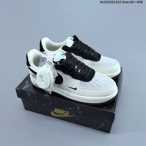Nike Air Force 1 Low Off White Brown Navy EU 36-45 Sneaker - Unisex (BS-62468)