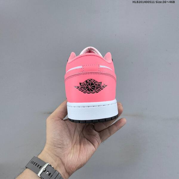 Jordan Air Jordan 1 Low white/black/pink 36~46B lifestyle