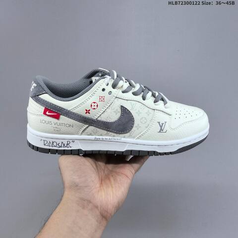 Nike Dunk SB Low Navy White Red Gray EU 36-45 Skate Shoe - Unisex (BS-61822)