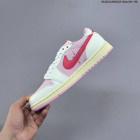 Nike Air Jordan 1 x Travis Scott AIR JORDAN IQ7604-100 35 5 36 36 5 37 Lifestyle - Women's (BS-66441)