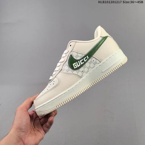 Nike Air Force 1 07 Low Grey White Black EU 36-45 Sneaker - Unisex (BS-62623)