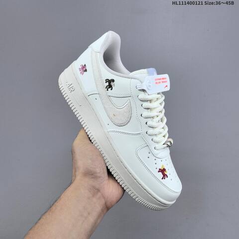 Nike Air Force 1 07 LV8 Off White Multicolor EU 36-45 Sneaker - Unisex (BS-61844)