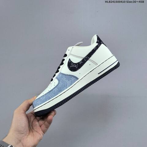Nike Air Force 1 07 Low White Black Dark Red Brown EU 36-45 Sneaker - Unisex (BS-60833)