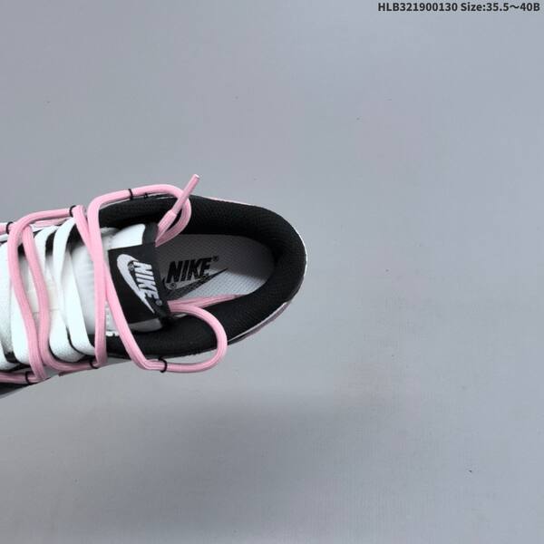 Nike Dunk Low Retro DIY white black light pink EU 35 5-40 skate shoe