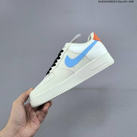 Nike Air Force 1 07 LV8 Dark Grey Orange EU 36-45 Sneaker - Unisex (BS-60351)