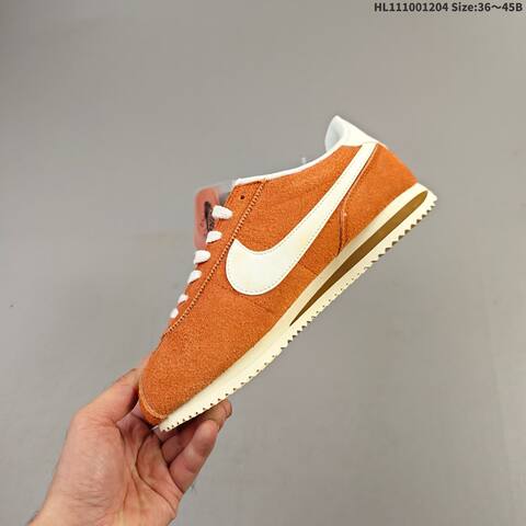 Nike Classic Cortez Orange White Sail Brown EU 36-45 Sneaker - Unisex (BS-62838)