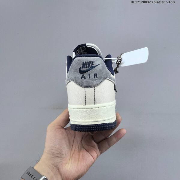 Nike Air Force 1 07 Low sail navy blue grey EU 36-45 sneaker