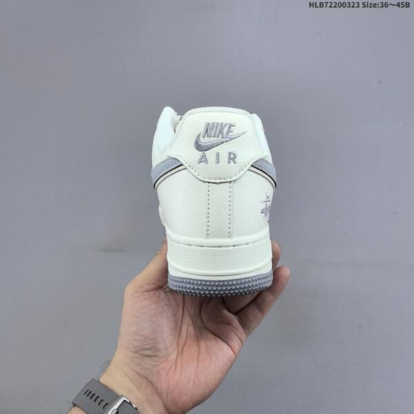Nike Air Force 1 07 LV8 Stussy off white grey black EU 36-45 sneaker